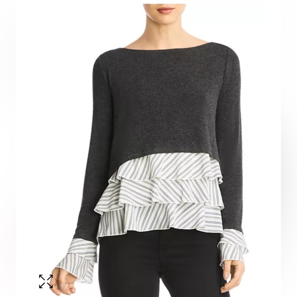 Bailey 44 Donna layered look top, M - Picture 1 of 4